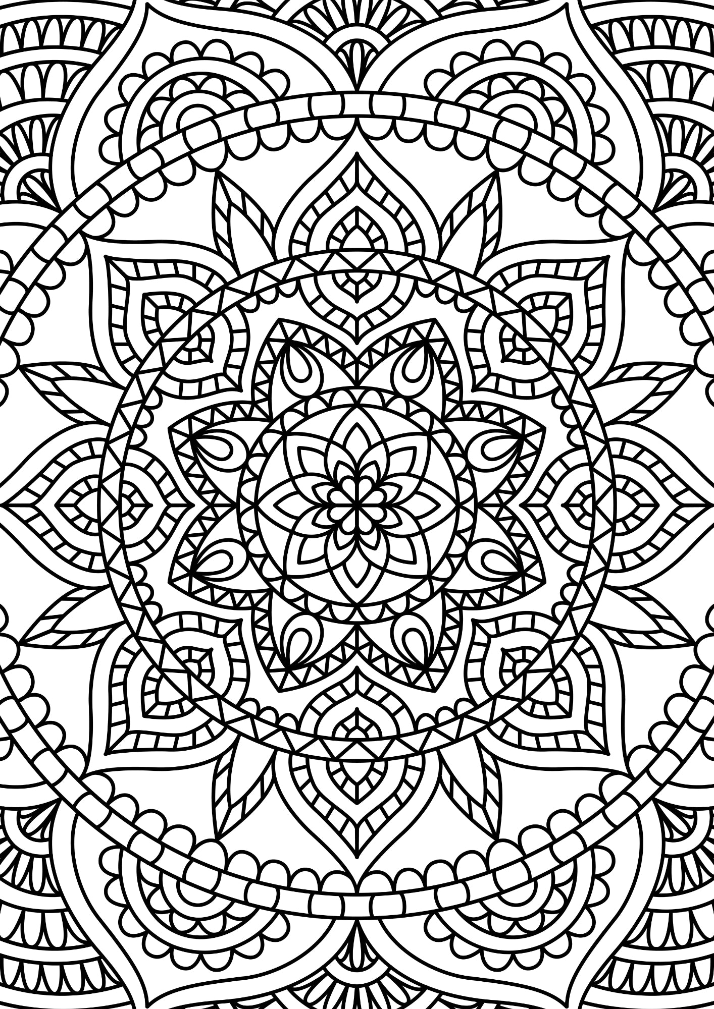 Mandala Coloring Book 2 – 30 Relaxing Mandalas for Adults | Stress Relief Coloring Pages | Mindfulness Gift for Art Lovers