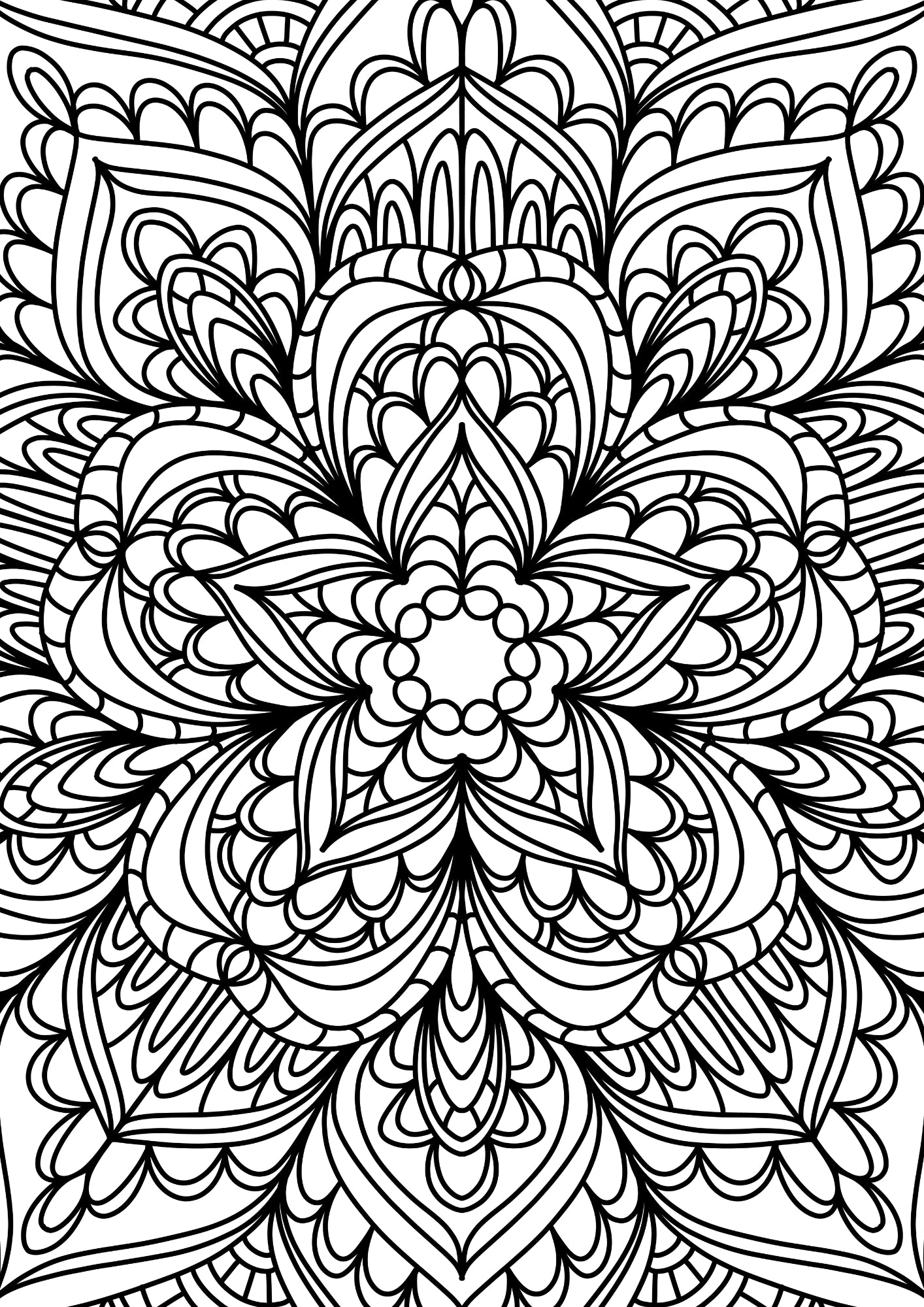 Mandala Coloring Book 2 – 30 Relaxing Mandalas for Adults | Stress Relief Coloring Pages | Mindfulness Gift for Art Lovers