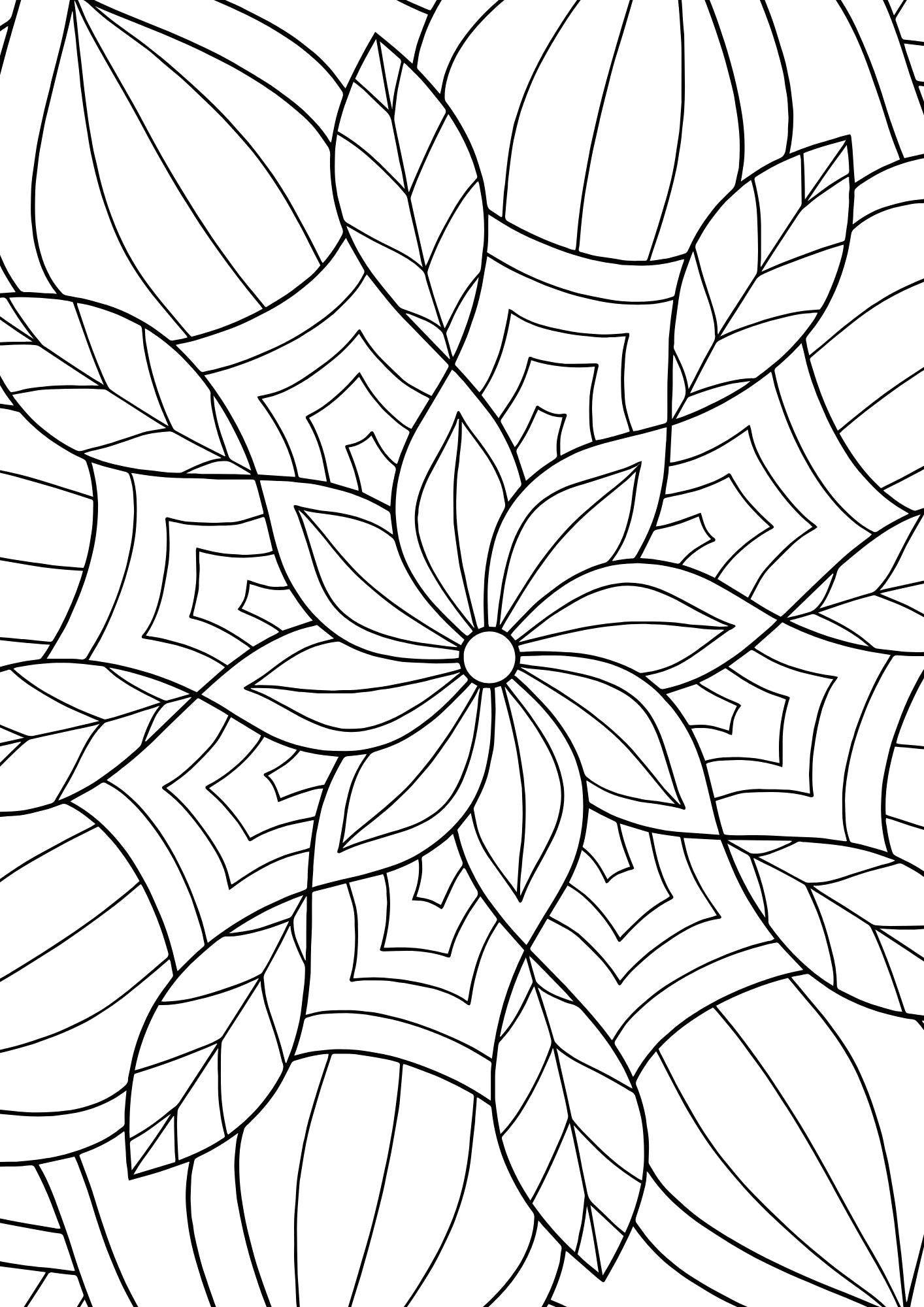 Mandala Coloring Book 2 – 30 Relaxing Mandalas for Adults | Stress Relief Coloring Pages | Mindfulness Gift for Art Lovers