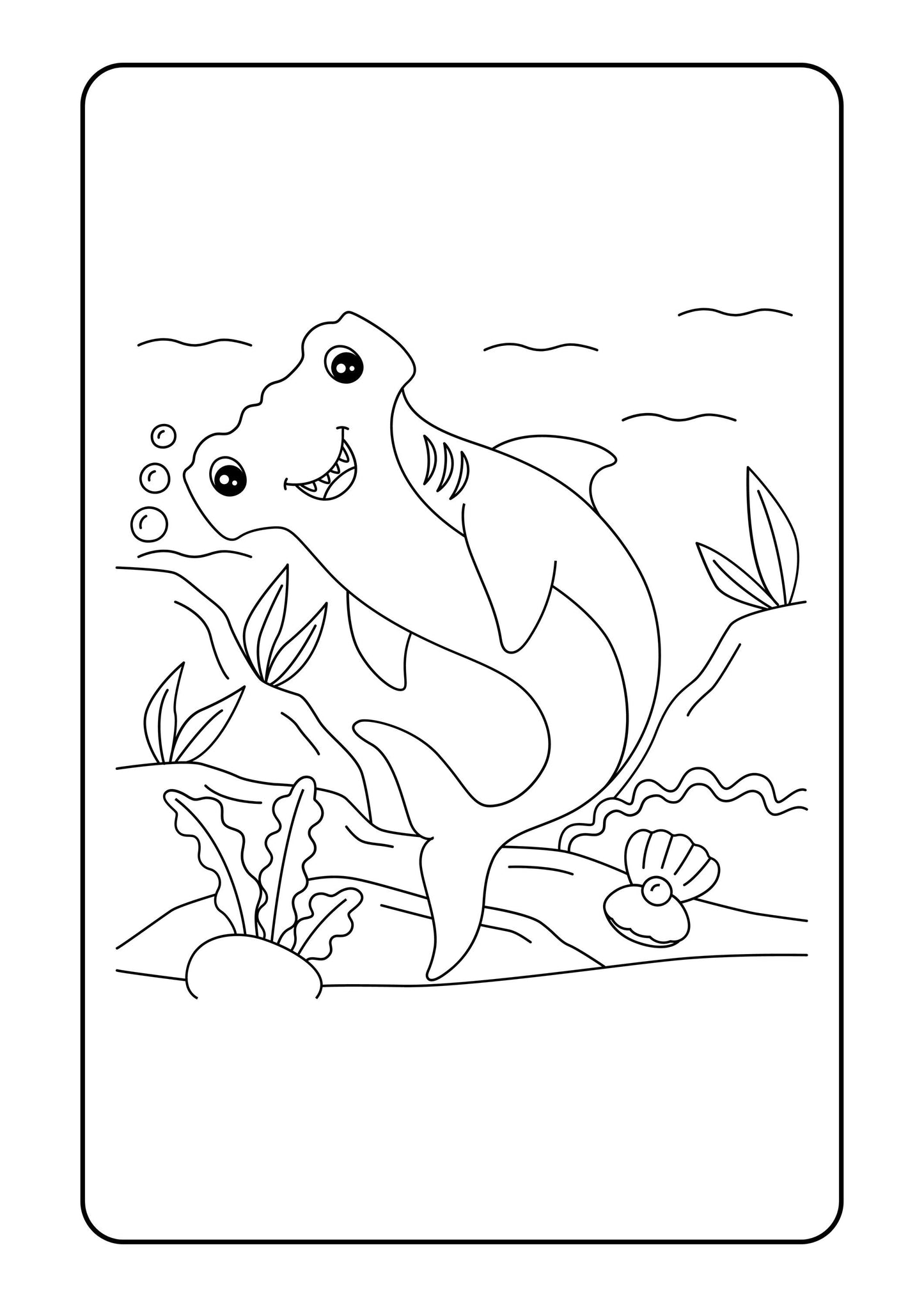 Sea Animal Coloring Book