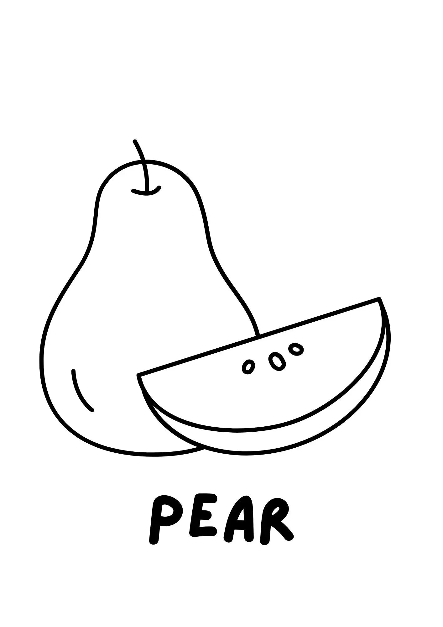 Fruits Coloring Book