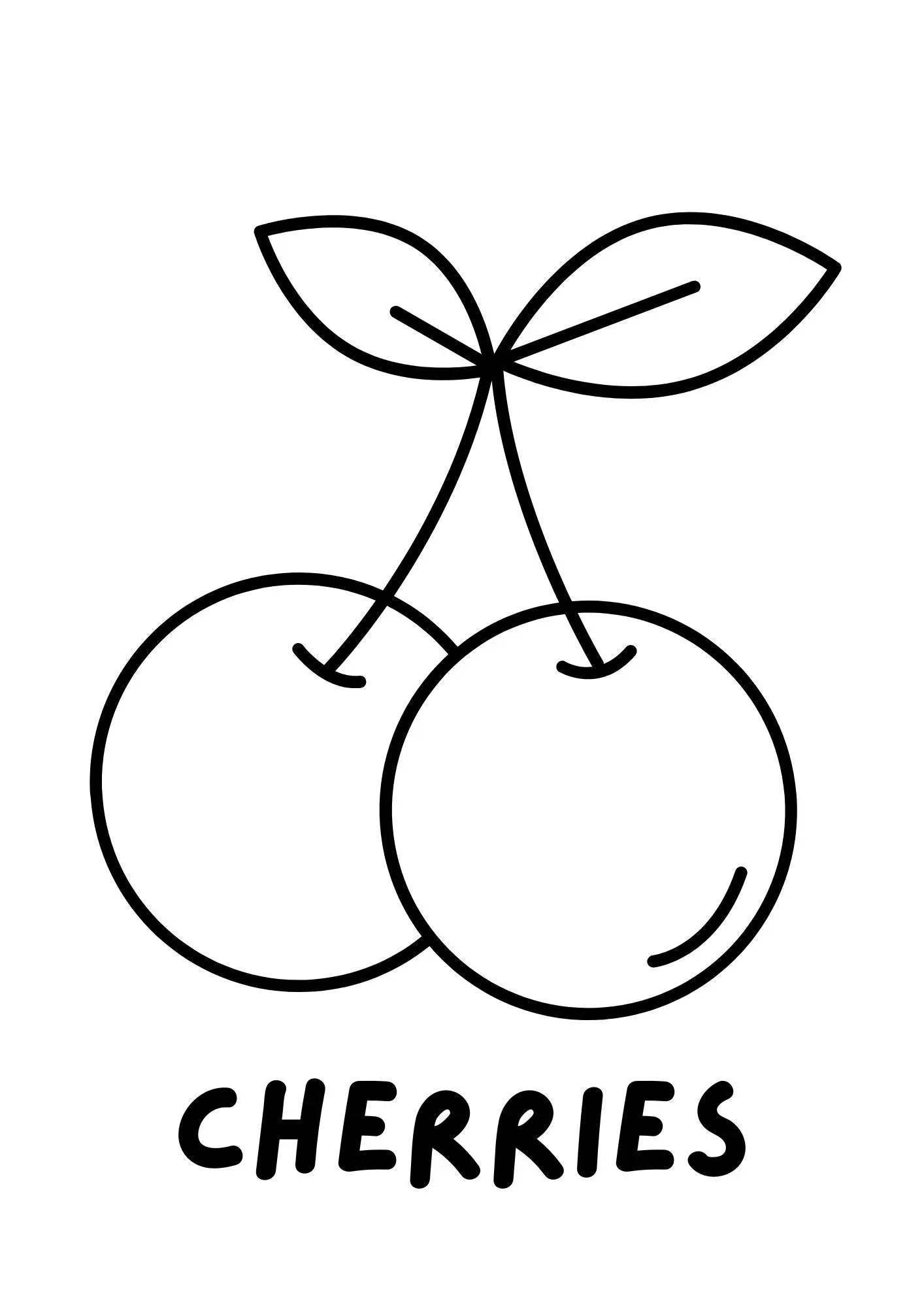 Fruits Coloring Book